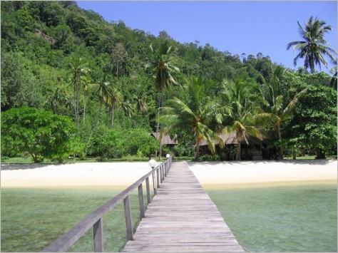 suasana pulau cubadak - Pulau Cubadak : Pulau Cubadak – Surga di Sumatera