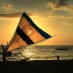 Lombok, : senggigi sail beach