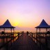 Jawa Tengah, : Sunset Di Pantai Kenjeran
