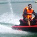 Lampung, : jet ski di pantai duta wisata