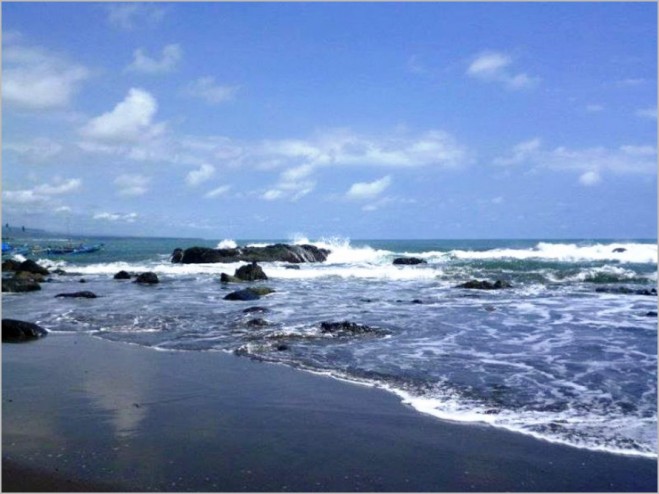 Jawa Barat , Pantai Jayanti Cianjur yang Indah dan Menawan : Pantai Jayanti Cianjur Jabar