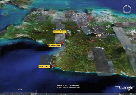 Jawa Barat , Pantai Ujung Genteng Jawa Barat – Lokasi dan Cara Kesana : lokasi-ujung-genteng