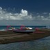 Lampung, : perahu-nelayan-pantai-kusamba