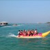 Kep Seribu , Wisata ke Pulau Tidung Kepulauan Seribu : banana-boat-di-Pulau-Tidung