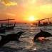 Bali, : lumba-lmba-di-pantai-lovina