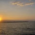 Lombok, : sunset-di-pantai-marina-semarang