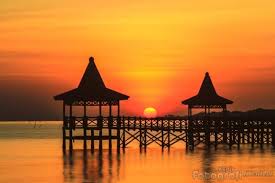 senja di pantai bentar - Jawa Timur : Pantai Bentar, Probolinggo – Jawa Timur
