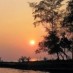 Bangka, : senja hari di Pantai Arta