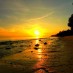 Jawa Timur, : Sunrise di Pantai Sumur Tiga