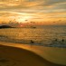 Lampung, : Sunset di Tanjung Bajau