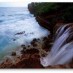 Kep Seribu, : indahnya perpaduan air terjun dan pantai jogan