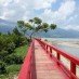 Sulawesi Tengah, : jembatan merah pantai talise