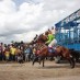 DKI Jakarta, : pacuan kuda di tanjung bastian