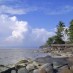 Lampung, : pesisir pantai kijing