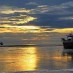 Sulawesi Barat, : senja di pantai lmpu satu