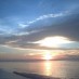 Jawa Barat, : sunrise pantai srawangan