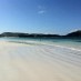 Belitong, : Hamparan pasir putih Pantai Tanjung Aan