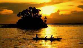 Kalimantan Timur , Pantai Melawai, Balikpapan – Kalimantan Timur : Indahnya Sunset Di Pantai Melawai