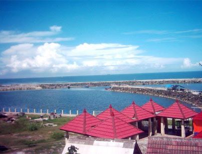 Panorama Pantai Tapak Paderi - Bengkulu : Pantai Tapak Paderi – Bengkulu