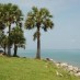 Maluku, : Pemandangan Pantai Ponjuk Timur Talango dari atas bukit