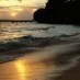 Papua, : Pemandangan Senja Hari Di Pantai Nirwana