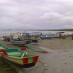Aceh, : Perahu nelayan di Pantai Sirombu
