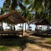 Papua, : Pondok ( gazebo ) di Pantai Toropina