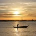 Kepulauan Riau, : Suasana Senja hari di Pantai Marina, Batam