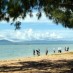 Jawa Barat, : Suasana di pesisir Pantai Toropina