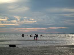 Kepulauan Riau , Pantai Setoko, Batam – Kepulauan Riau : Suasana pantai setoko