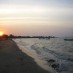 Sulawesi Selatan, : Suasana senja di Pantai Siring Kemuning