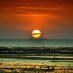 Jawa Timur, : Sunset Di Pantai Nunsui