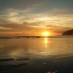 Bangka, : Sunset di Pantai Rantung