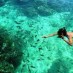 Bali, : berenang di pantai wiw
