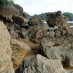 Sumatera Barat, : formasi bebatuan di pantai batu sulung