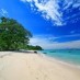 Lombok, : hamparan pasir pantai kuala parek