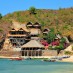 Lombok, : homestay di pantai grupuk