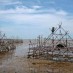 Banten, : keramba nelayan pantai talang siring