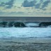 Lampung, : ombak pantai trenggole