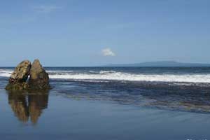 panorama Pantai Masceti - Bali : Pantai indah Masceti, Gianyar – Bali