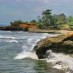 Lampung, : panorama pantai katatop
