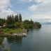 Papua, : pemandangan alam di pantai ajibata