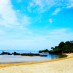 Banten, : pemandangan di pantai sayang heulang