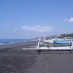 Bali , Pantai Goa Lawah, Klungkung – Bali : perahu perahu di pantai goa lawah