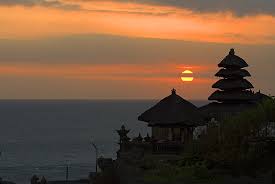 Bali , Pantai Goa Lawah, Klungkung – Bali : Senja Dipantai Goa Lawah