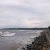 Maluku, : suasana pantai jembatan polak
