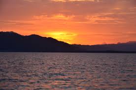 Lampung , Pantai Klara, Ketapang – Lampung : sunset di pantai klara