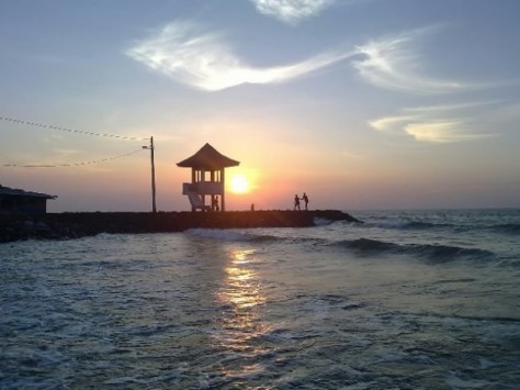 sunset pantai pondok bali - Jawa Barat : Pantai Pondok Bali, Subang – Jawa Barat