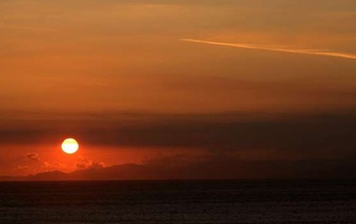 Lombok , Gili Trawangan, Lombok : Pemandangan Sunset Gili Trawangan
