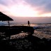 Jawa Timur, : Suasana senja Pantai Cicalobak